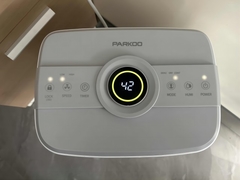 Sensor de humidade incorporado Desumidificador de ar elétrico 12 L/D LED Smart Touch Display