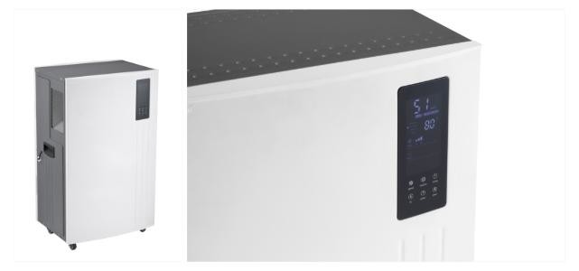 Construído no desumidificador da categoria comercial do sensor de umidade com o filtro de ar substituível 70 pintas