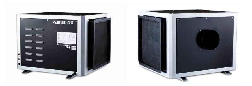 O tipo montado teto da compressa do desumidificador 10L/H que cresce eficazmente combina o estilo