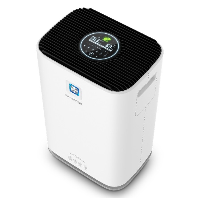Desumidificador inteligente Bluetooth TFT LCD PM2.5 Indicador de qualidade do ar HEPA H11 Carbon Anion WiFi