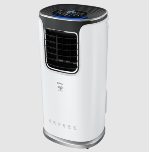 9000BTU Ar condicionado evaporativo portátil 4 modos de operação 2 velocidades do ventilador fechamento de segurança para crianças