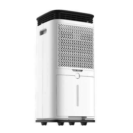 16L Whisper LED Desumidificador para casa 2.2L Tanque Torre 360° Saídas de vento Full Touch Esquema oculto
