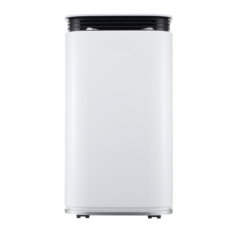 16L Desumidificador de casa LED de tela oculta 2.2L Tanque Torre 360° Saídas de vento Controle táctil inteligente de umidade